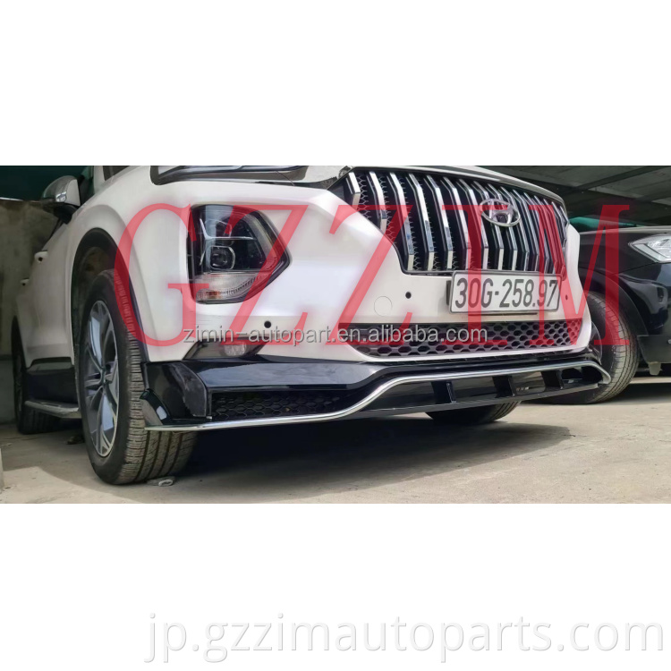 Car Front Bumper Lip Front Shovel Spoiler For Hyundai Santafe 2019